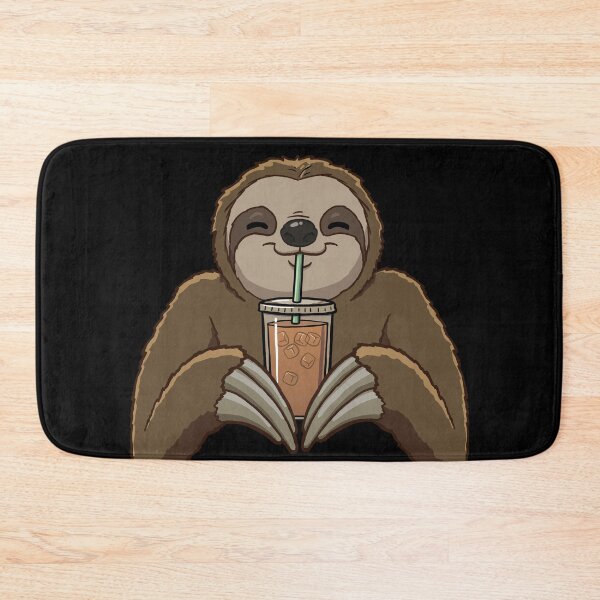 Item preview, Sloth Drinking Iced Coffee designed and sold by jonmlam.