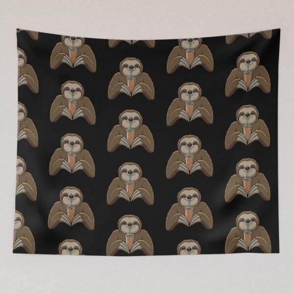 Item preview, Sloth Drinking Iced Coffee designed and sold by jonmlam.