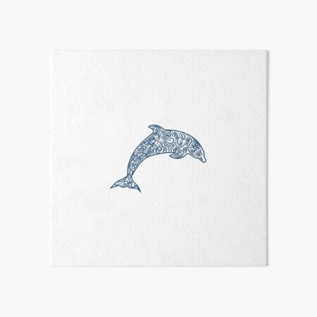 Trust Me I'm A Dolphin Art Board Print for Sale by Yipptee Shirts