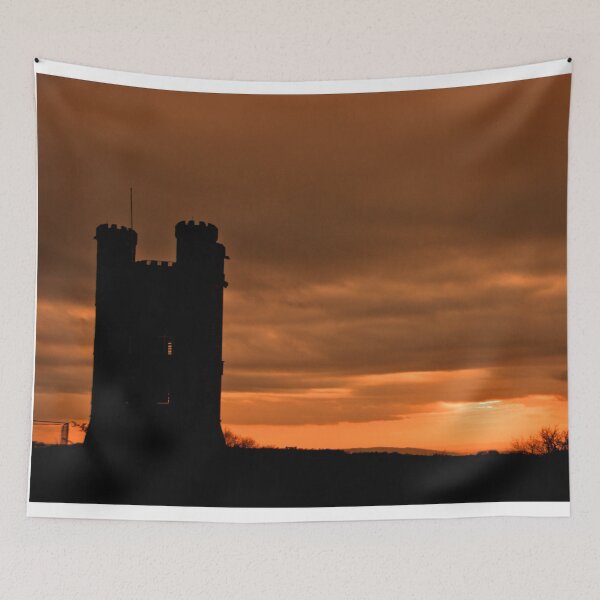 Item preview, Broadway Tower Sunset Cotswolds Worcestershire UK designed and sold by AndyEvansPhotos.