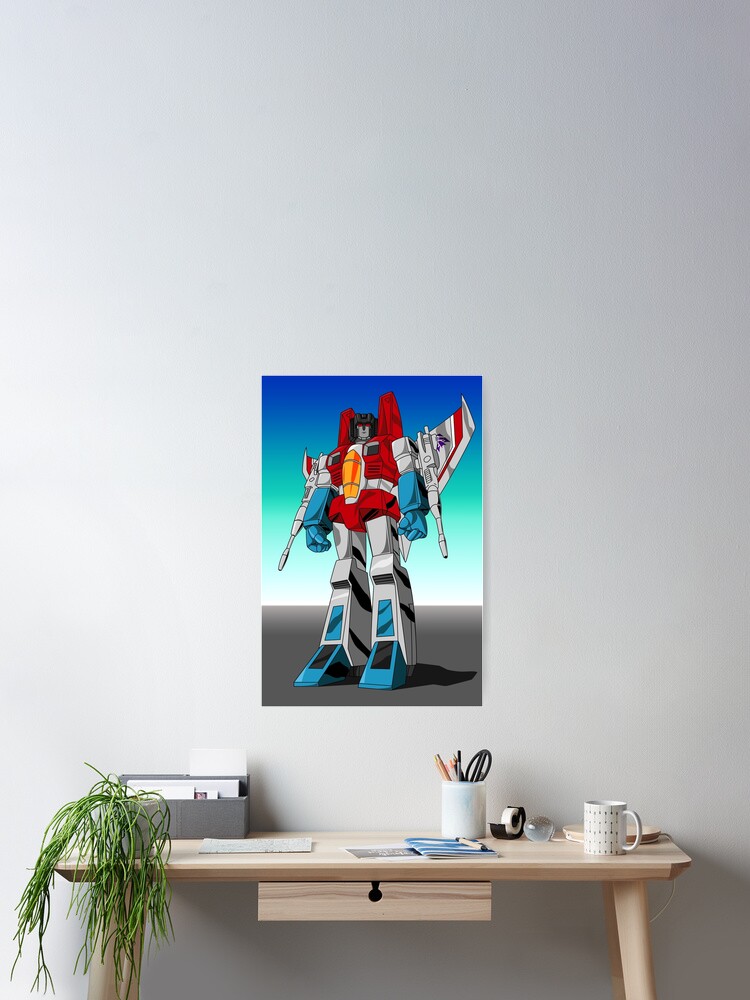 Thumbnail 2 of 3, Poster, Starscream illustration designed and sold by djspacegr.