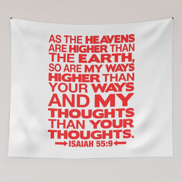 Item preview, Isaiah 55:9 Heavens Are Higher Than The Earth designed and sold by plushism.