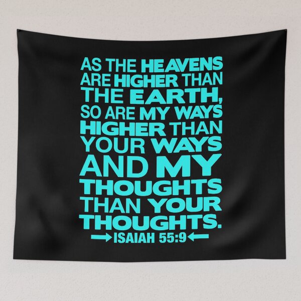 Item preview, Isaiah 55:9 Heavens Are Higher Than The Earth designed and sold by plushism.