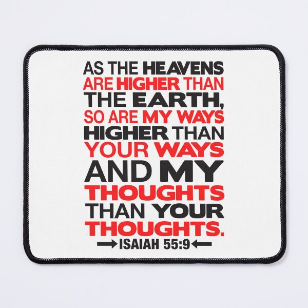 Item preview, Isaiah 55:9 Heavens Are Higher Than The Earth designed and sold by plushism.