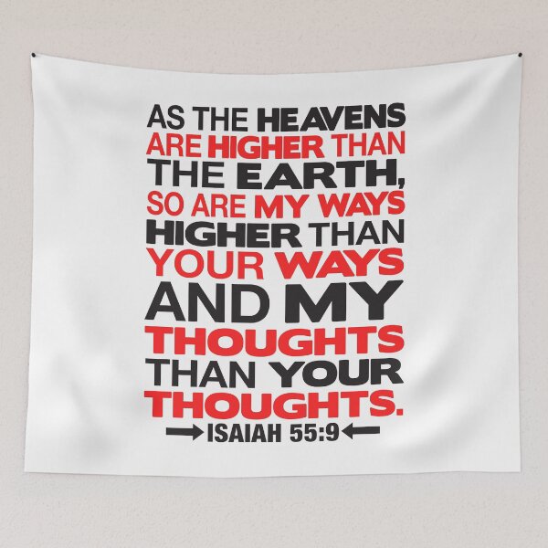 Item preview, Isaiah 55:9 Heavens Are Higher Than The Earth designed and sold by plushism.