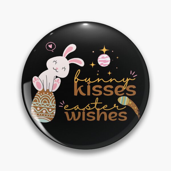 Item preview, Bunny Kisses Easter Wishes Cute Happy Easter Bunny Gift 2022  designed and sold by SweetbeStore.