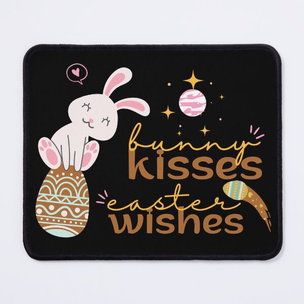 Item preview, Bunny Kisses Easter Wishes Cute Happy Easter Bunny Gift 2022  designed and sold by SweetbeStore.