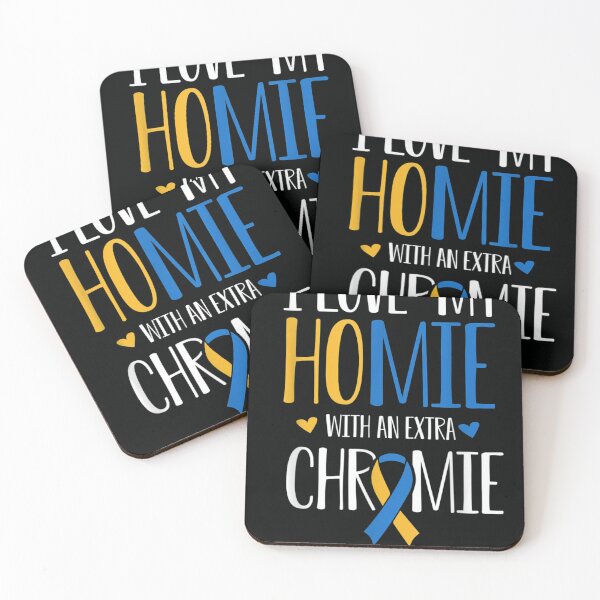Item preview, I Love My Homie With An Extra Chromie Down Syndrome T21 designed and sold by DeannaMarks.