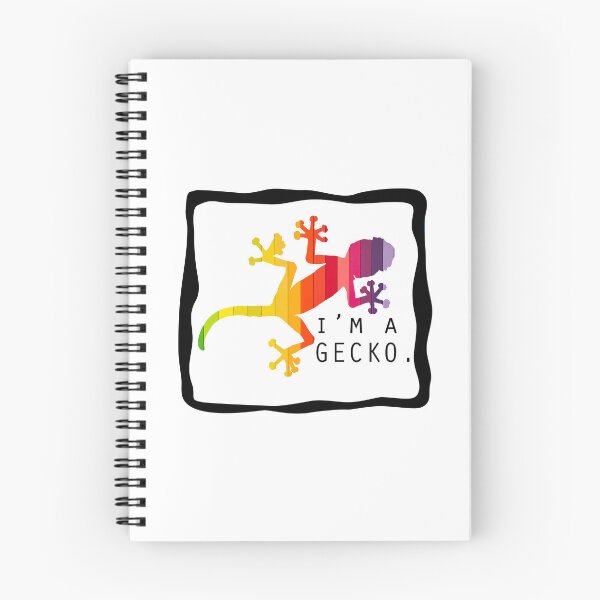 Item preview, Rainbow Gecko Sticker designed and sold by LanrivArtStudio.