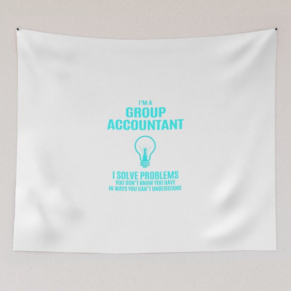 Item preview, Group Accountant - I Solve Problems Job Gift designed and sold by melissaval2.