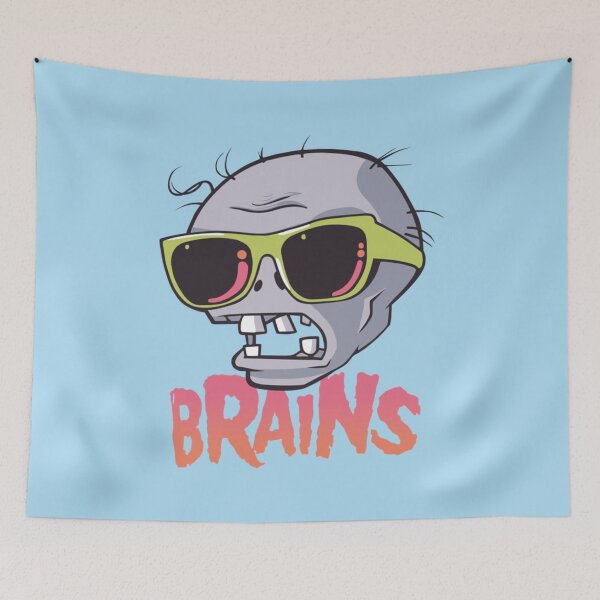 Item preview, BRAINS!!!  Plants Vs Zombies   designed and sold by MyDoodShop.