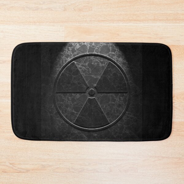 Item preview, Radioactive Symbol Black Marble Texture Repost designed and sold by The Learning Curve Photography.