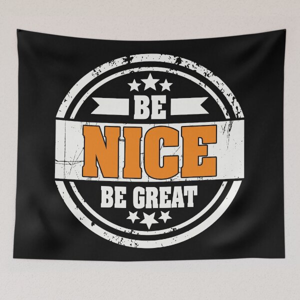 Item preview, Be nice but not too much | birthday gift ideas & cute quotes about life designed and sold by Desibeau.