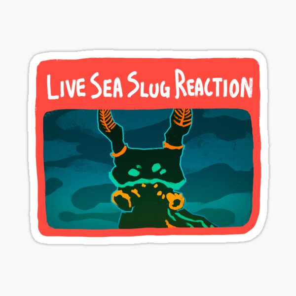 Item preview, Live Sea Slug Reaction (Black) designed and sold by beamattack.
