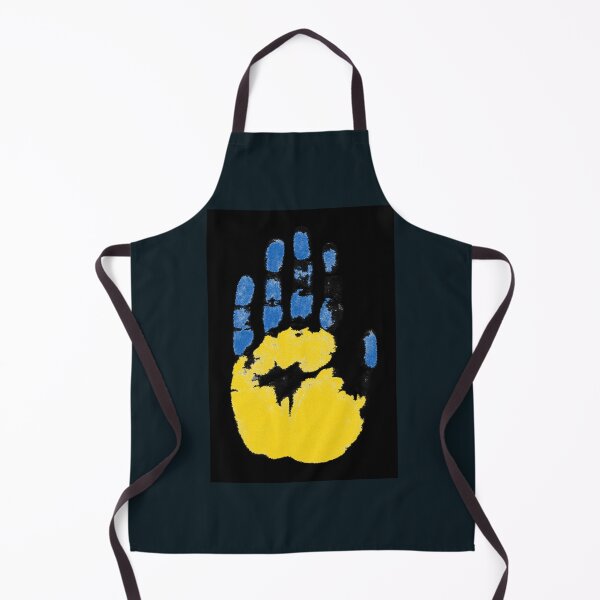 Item preview, Hand With Ukraine Colors (Black)   designed and sold by DattiloJames.
