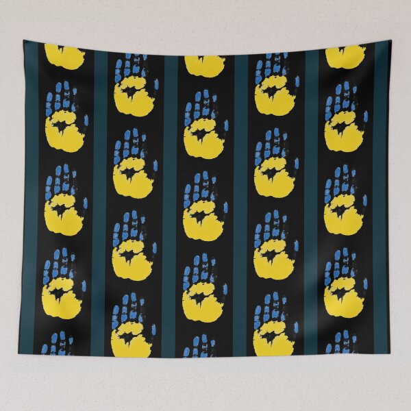 Item preview, Hand With Ukraine Colors (Black)   designed and sold by DattiloJames.