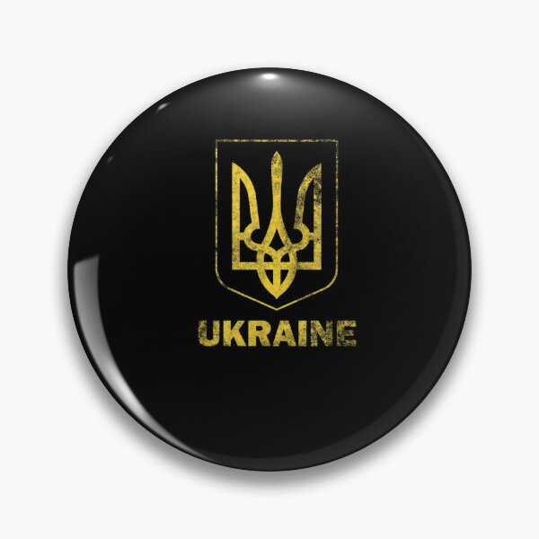 Artikelvorschau, Ukraine-Flaggensymbol - Vintage-Effekt entworfen und verkauft von KingPower.