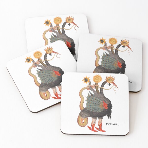 Item preview, Python Mercury, vintage alchemy illustration designed and sold by TeeARTHY.