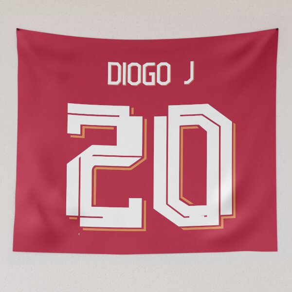 Item preview, Diogo Jota Liverpool Home jersey 23/24 designed and sold by Alimator.