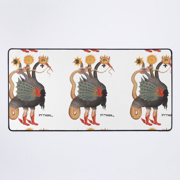 Item preview, Python Mercury, vintage alchemy illustration designed and sold by TeeARTHY.