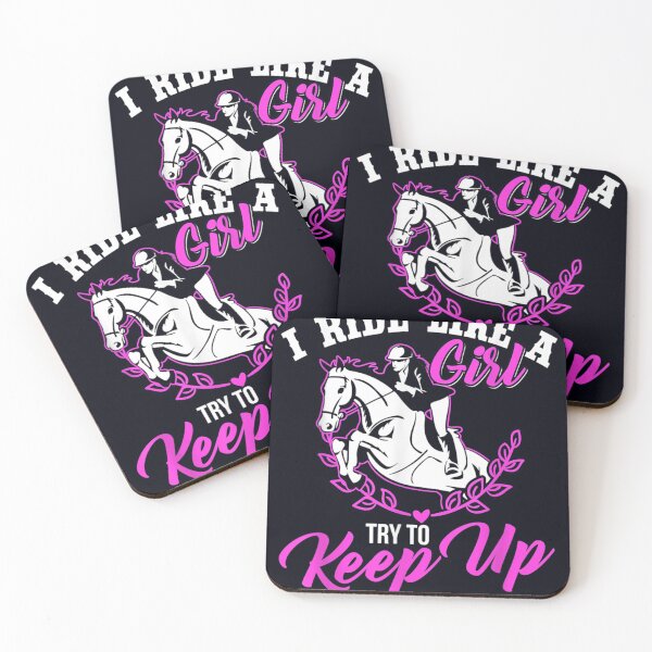 Item preview, I Ride Like A Girl Horses & Horse Riding designed and sold by DeannaMarks.