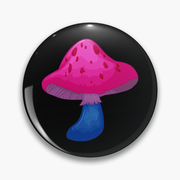 Item preview, Bisexual Mushroom  designed and sold by Pridish.