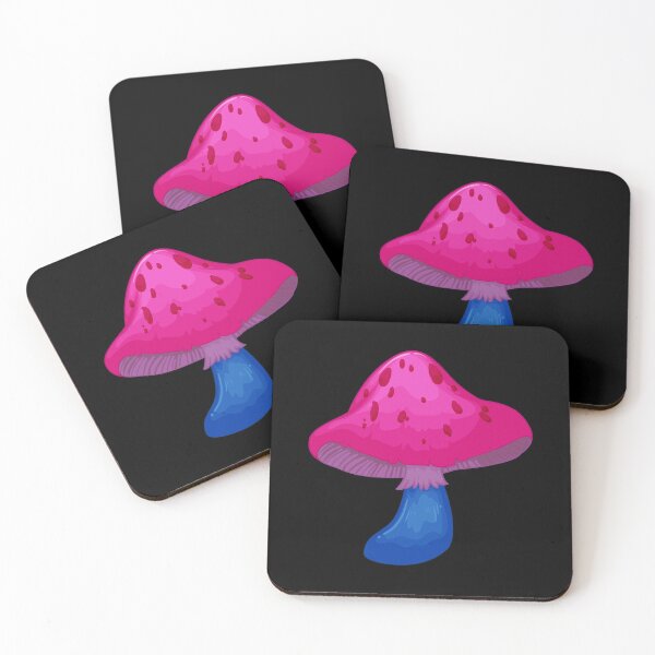 Item preview, Bisexual Mushroom  designed and sold by Pridish.