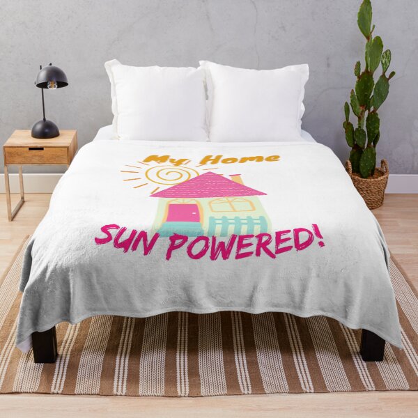 Item preview, My Home Is Powered By The Sun designed and sold by SolSel ⭐⭐⭐⭐⭐.