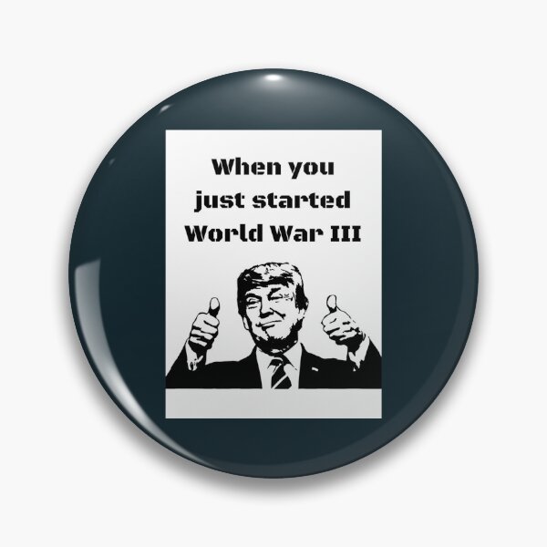 Item preview, World War 3 unisex   Trump  NoWarInIran  World War 3   designed and sold by DattiloJames.