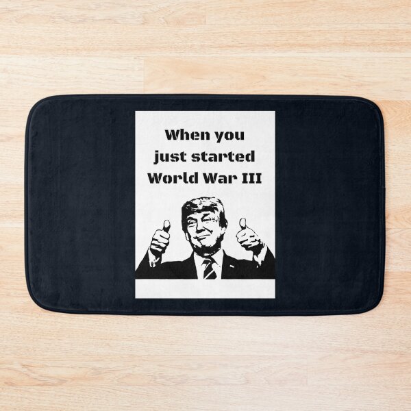 Item preview, World War 3 unisex   Trump  NoWarInIran  World War 3   designed and sold by DattiloJames.