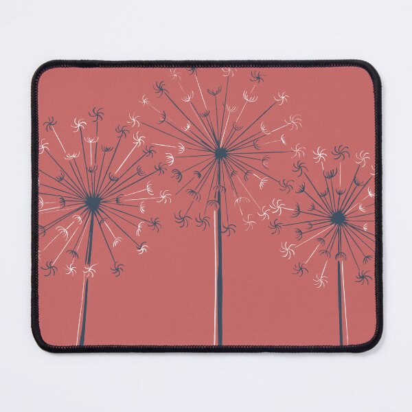 Item preview, Pinks Dandelions linocut designed and sold by Maddy Bennett.