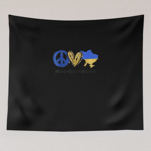 Item preview, Peace, Love, Ukraine Ukrainian Flag I Stand With Ukraine designed and sold by KingPower.