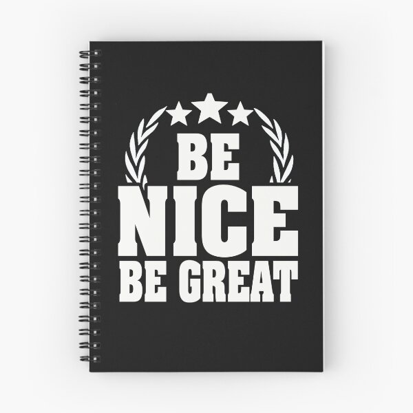 Item preview, Be nice be great | birthday gift ideas & cute quotes about life designed and sold by Desibeau.