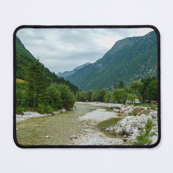 Item preview, The Soca River flowing through the Trenta Valley from the Julian Alps, near Tolmin, Slovenia designed and sold by SnapTPhotograph.