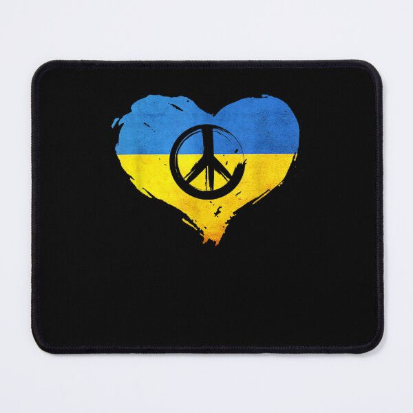 Item preview, Heart Love Peace Ukraine, Support Ukraine, Ukrainian Flag designed and sold by KingPower.