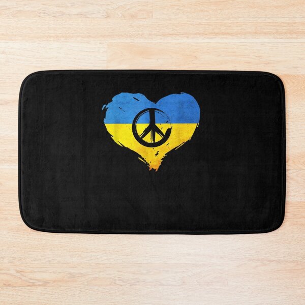 Item preview, Heart Love Peace Ukraine, Support Ukraine, Ukrainian Flag designed and sold by KingPower.
