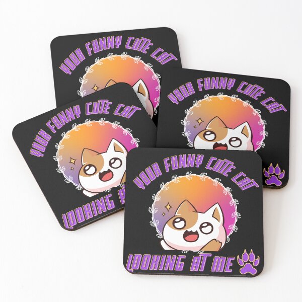 Item preview, your funny cute cat looking at me designed and sold by bateka.
