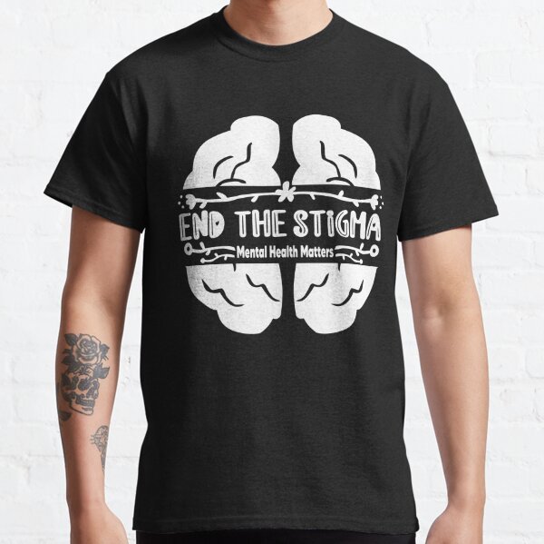 End the Stigma script T-Shirt - Mental Health Shirt - Diversely Human