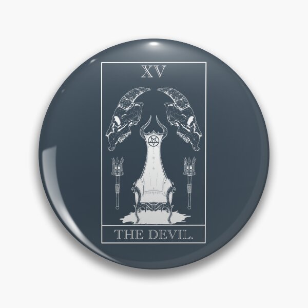 Item preview, XV THE DEVIL (bl) designed and sold by 1142artco.