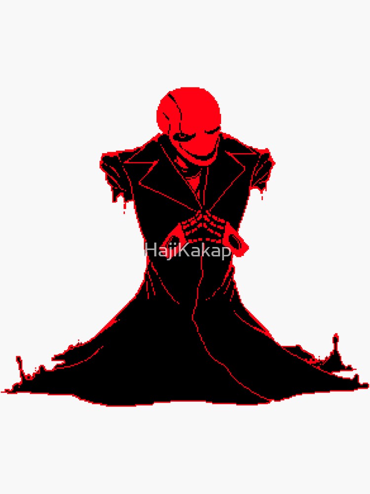 Red sans pixel art