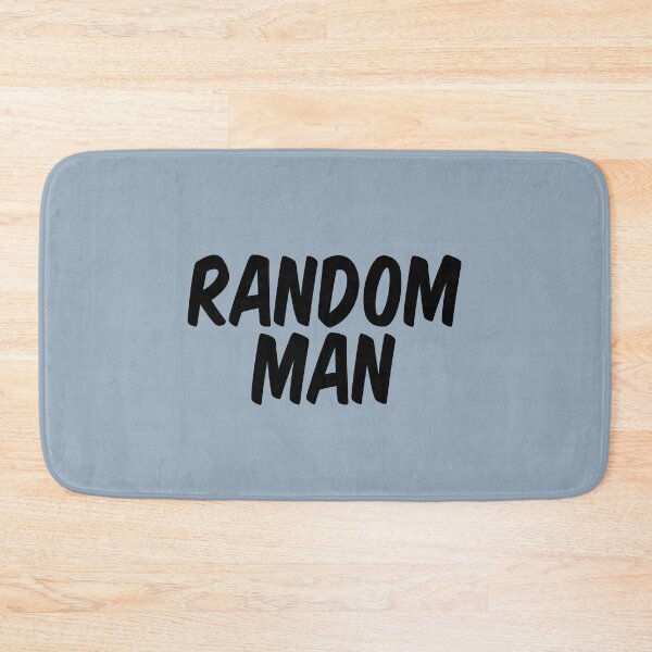 Item preview, Random Man - Bold Black Text designed and sold by Chubuter.