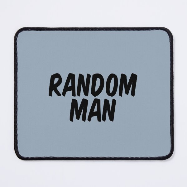 Item preview, Random Man - Bold Black Text designed and sold by Chubuter.