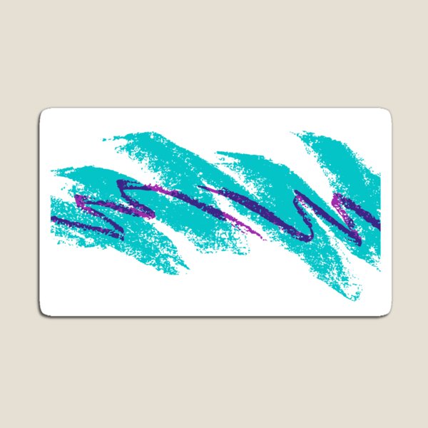 Vaporwave 90's Cup Design Magnet