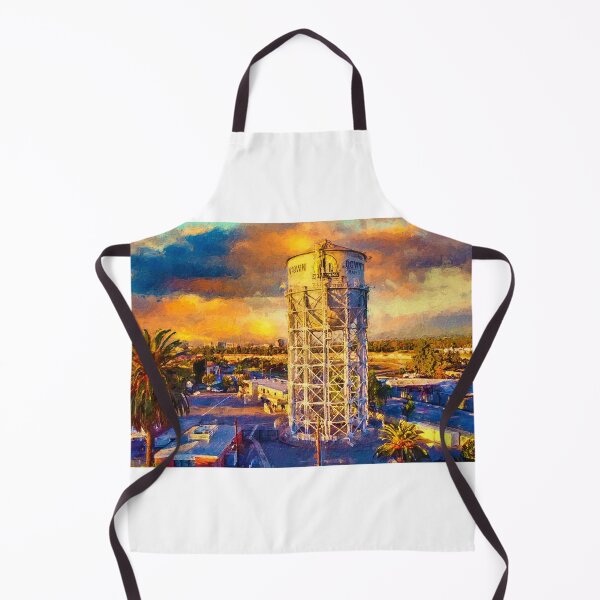 Item preview, The Historic Santa Ana Water Tower at sunset designed and sold by NickoPrints.