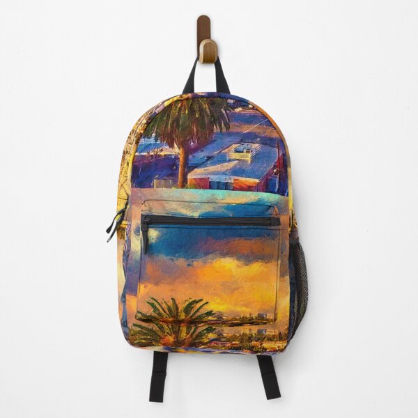 Item preview, The Historic Santa Ana Water Tower at sunset designed and sold by NickoPrints.