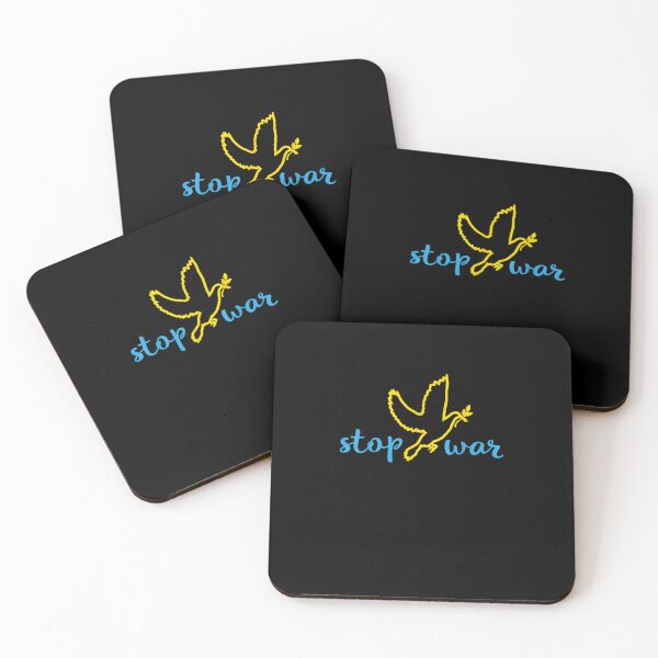 Item preview, Stop War I Stand With Ukraine USA Support For Ukrainian Flag designed and sold by KingPower.