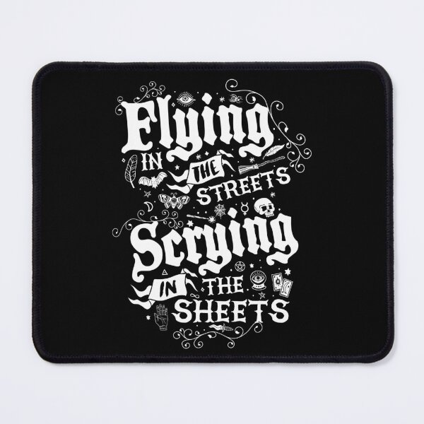 Item preview, Flying in the Streets, Scrying in the Sheets - Goth - Occult Witch Symbols designed and sold by Nemons.