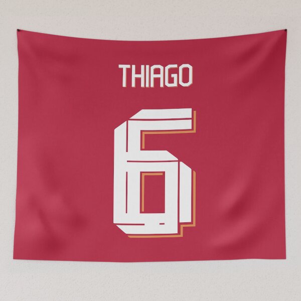Item preview, Thiago Alcantara Liverpool Home jersey 22/23 designed and sold by Alimator.