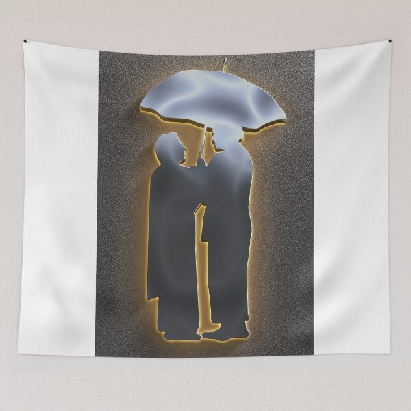 Item preview, Shree 420 | Mr. 420 | Loving couple under an umbrella designed and sold by KARTICK DUTTA.