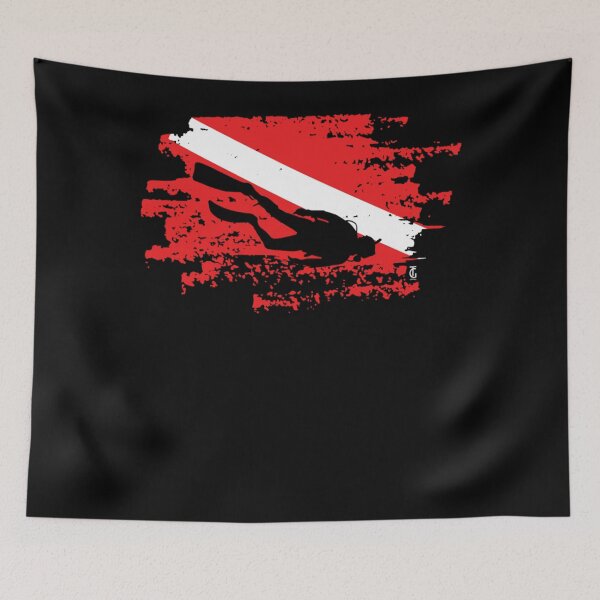 Item preview, Scuba Diving Diver Down Flag Awesome Marine Diver Dive designed and sold by RichardxBen.